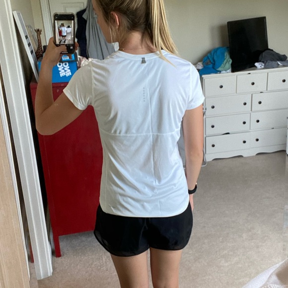 Nike Womens Running White Top Medium - Picture 5 of 5